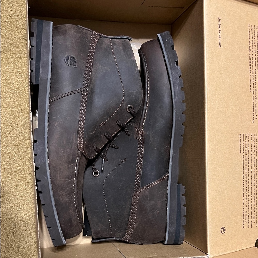 Timberland Men's Chocolate Leather Boots